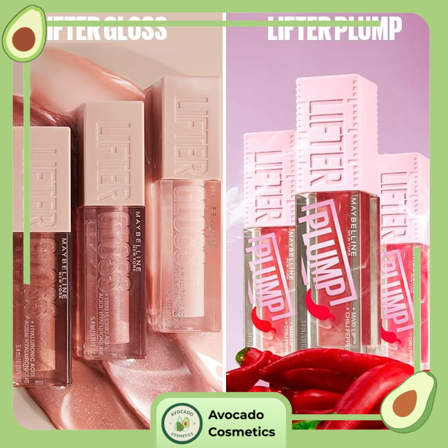 Son bóng Maybeline Lifter Gloss Hydrating Lip Gloss/Maybelline New York Lifter Plump Lip Gloss 5.4ml