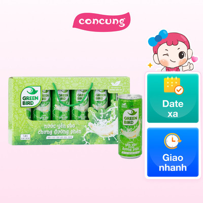 GREEN BIRD - NƯỚC YẾN SÀO CHƯNG ĐƯỜNG PHÈN LỐC 6