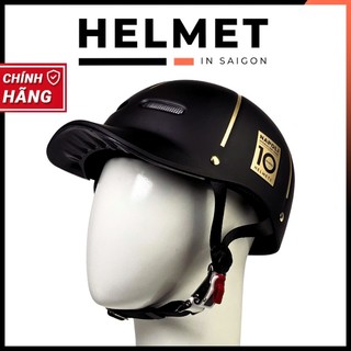 [CHÍNH HÃNG] Mũ bảo hiểm lưỡi trai 1/2 đầu NAPOLI N688 - MBH kết nửa đầu 6 múi chuẩn an toàn, nhẹ thoáng, che nắng mưa