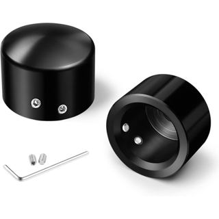 Benlari CNC Trục Trước Đai Ốc Có Phù Hợp Cho Harley, Trục Đen Đai Ốc Mũ Tương Thích Với Harley Davidson Lưu Diễn Sportster Trike Dyna Softail Street Glide Road King Iron 883 Fat Boy 2