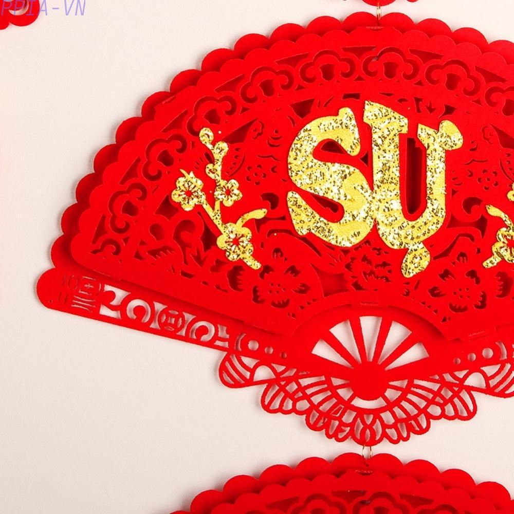 [PPIAVN]Vietnamese New Year Felt Door Hanging Set Spring Festival Decorations Handmade[Ready stock]