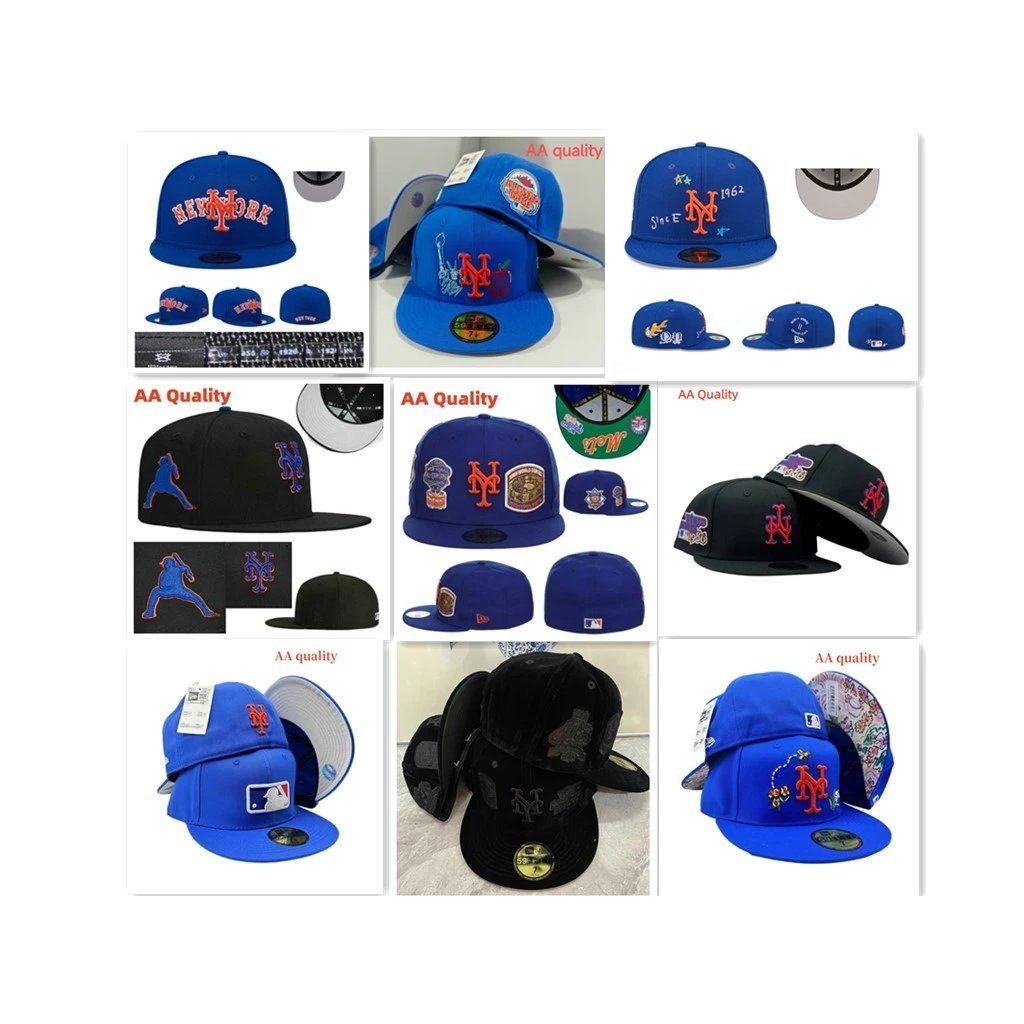 Mets Cap Phiên Bản Quạt Nắp Số Full Cap 59 FIFTY Phong Cách Hip Hop Cho Nam Và Nữ - Chống Nắng