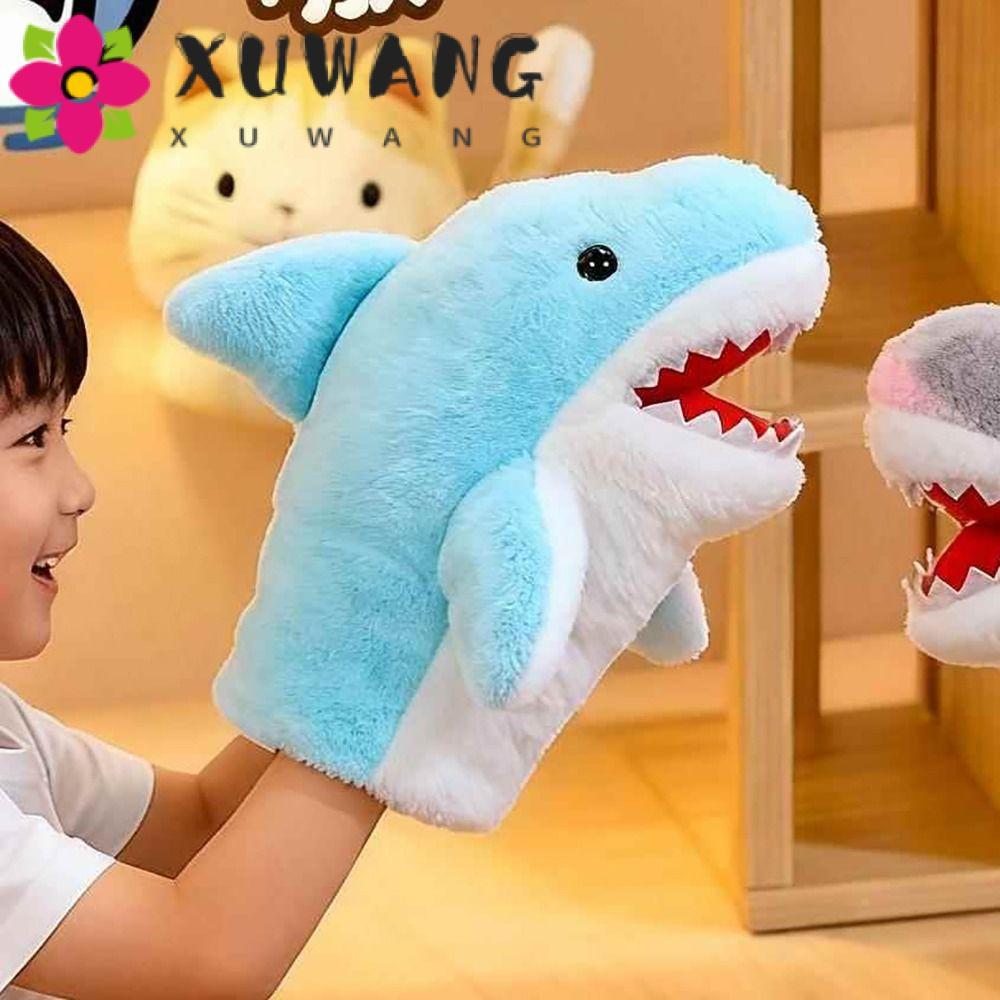 XUWANG Shark Hand Puppet Dễ Thương Tương Tác Trẻ Em Chơi