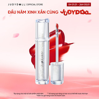  JUDYDOLL Son bóng "Ice-iron" Watery Lip Gloss Lâu trôi Không dính cốc Dưỡng ẩm 2,4g 