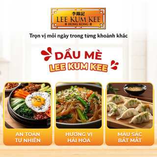 Dầu mè LEE KUM KEE Sesame Oil chai thủy tinh 207 ml