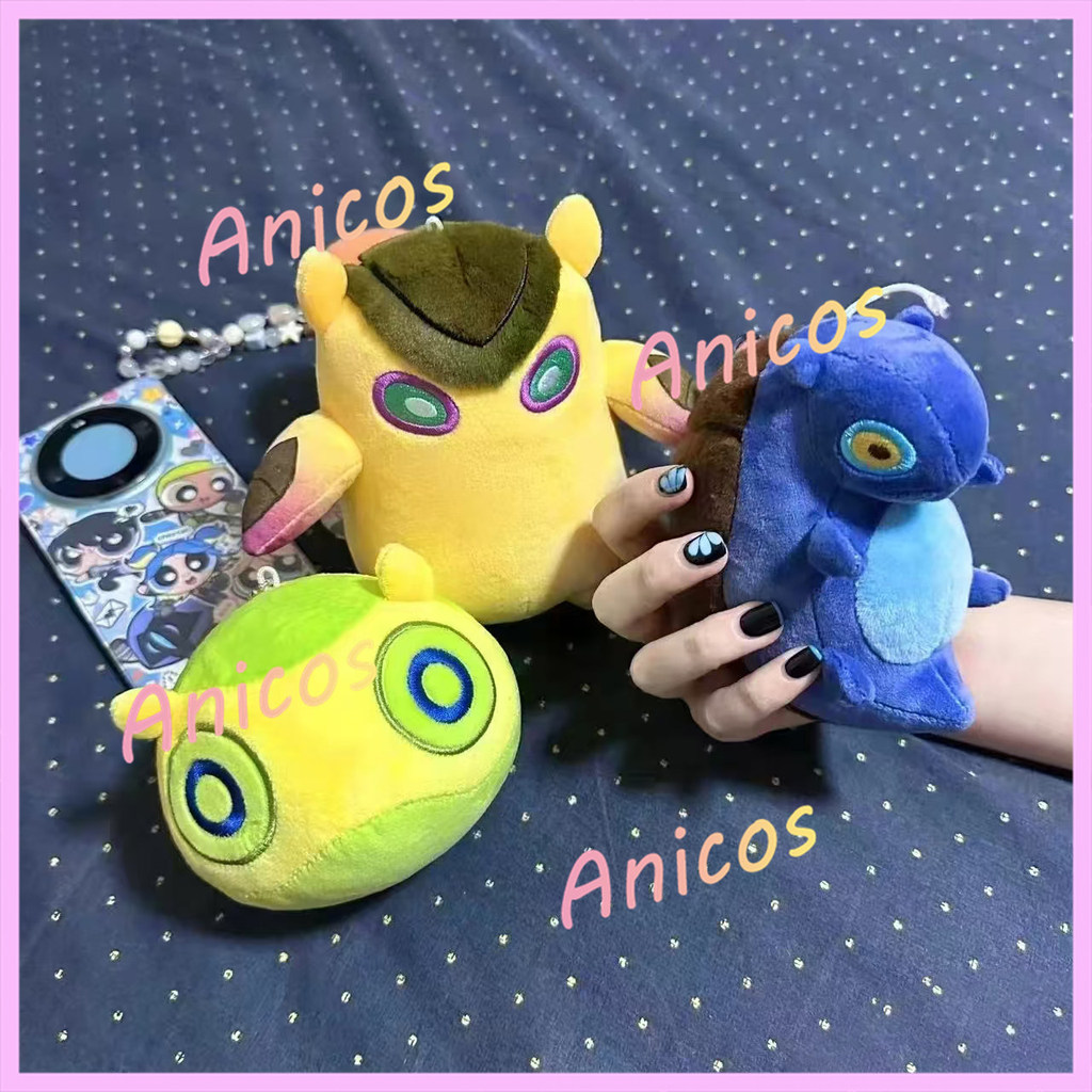 Valorant Đồ Chơi Sang Trọng Bóp Giảm Căng Thẳng Thú Nhồi Bông Móc Khóa Gekko Linh Vật Mềm Mại Dễ Thư