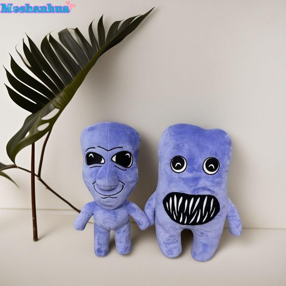 Búp bê sang trọng MOSHANHUA Blue Demon, Đồ chơi nhồi bông mềm mại Thiết kế ngộ nghĩnh Ao Oni, Đồ chơ
