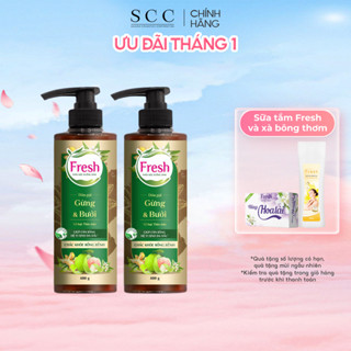  Phiên bản mới - Combo 2 Dầu gội Fresh Thảo Mộc Dưỡng Sinh - Chắc khỏe bồng bềnh 480g chai 