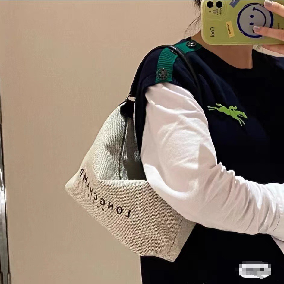 Long*  2024New Dragon Box Lunch Bag essential Canvas Lunch Box Bag Box Bag Underarm Bag Shoulder Cro