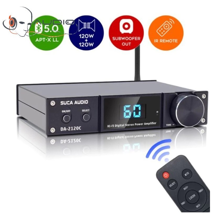 AMPLY DAC SUCA DA-2120C (  DA2120C ) GIẢI MÃ 24BIT - Hàng Chính Hãng