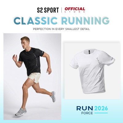 Áo thun nam thể thao S2 SPORT RUNNING chất coolmax, thoáng khí mát lạnh vận động thoải mái - STS05