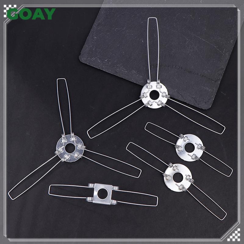 GOAY 4 Cái 2-Forks 3-Forks Kẹp lò xo cố định mạ kẽm Lò xo Bule để cố định tấm chắn đèn DIY cho đèn P