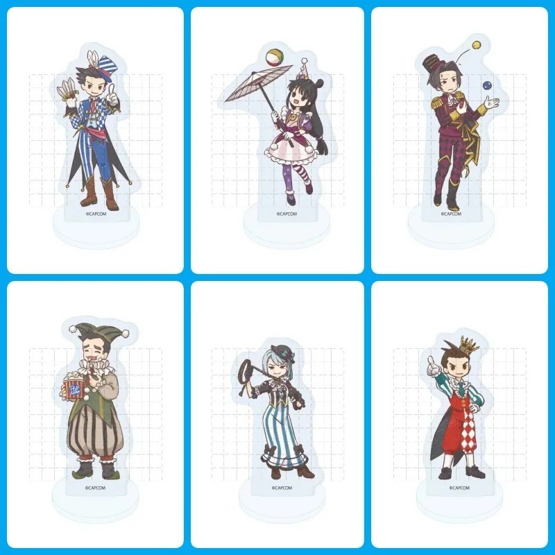 Standee mô hình Phoenix Wright Ace Attorney game Luật Sư Tài Ba Acrylic trang trí bàn học quà tặng f