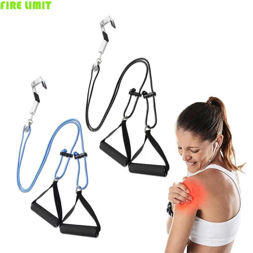 Ròng rọc tập thể dục vai FIRE LIMIT, Dụng cụ tập thể dục vai gắn neo cửa 2m, Dụng cụ tập thể dục kéo