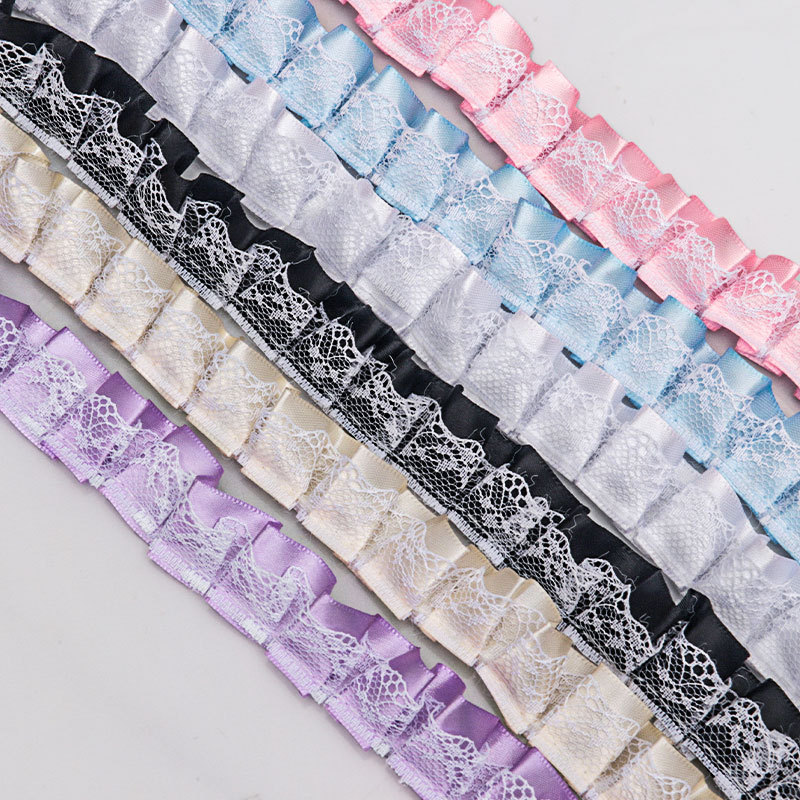 Sân Ren Polyester Hai Lớp, Dày 2cm - Ideal cho Quần Áo và Trang Trí