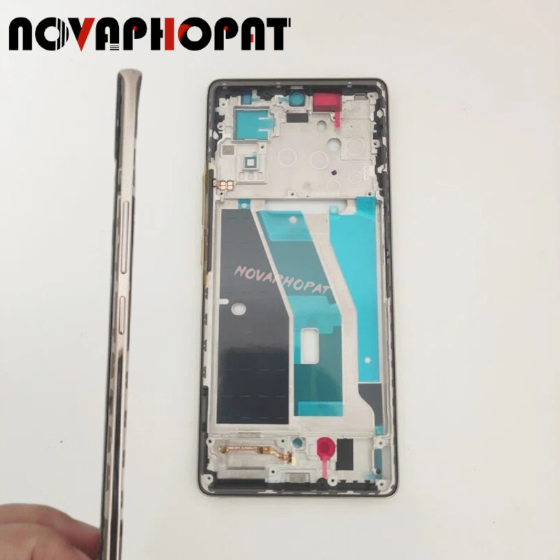 Khung LCD Phía Trước Giữa Vỏ Vỏ Khung Xe Viền Cho Tecno Spark 20 Pro Plus KJ7
