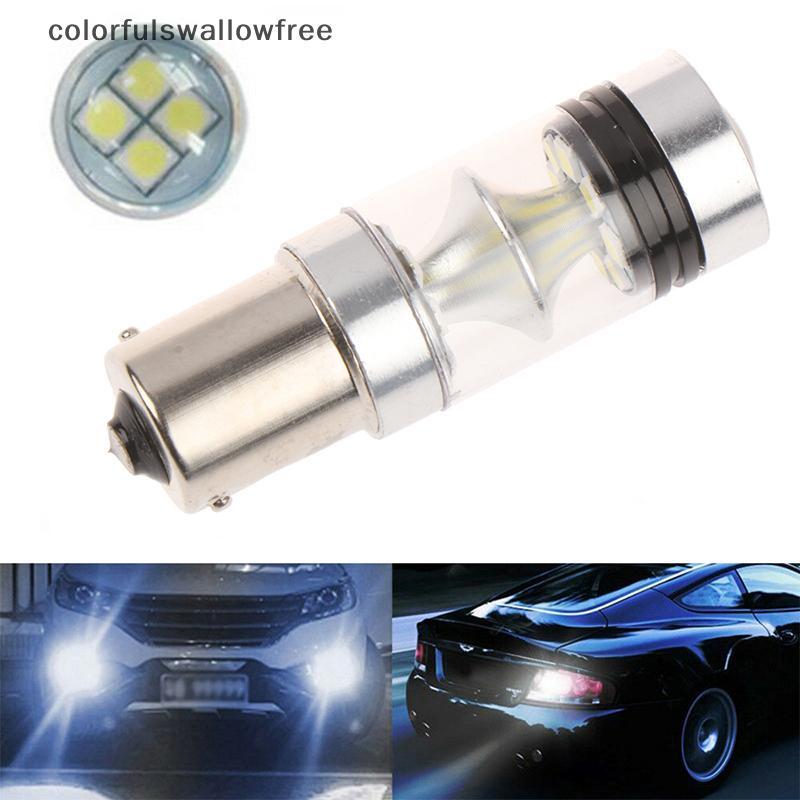 Colourswallowfree Trắng P21W BA15s 1156 Đèn LED Canbus Baup Đảo Chiều Đèn ABC