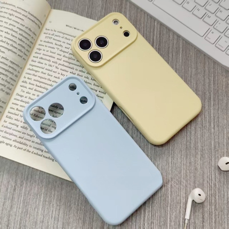 Ốp Lưng Silicon Mềm Cho iPhone 17e 17 Air Pro Max Siêu Mỏng Chống Sốc Ốp lưng iPhone 17ProMax 17Pro 