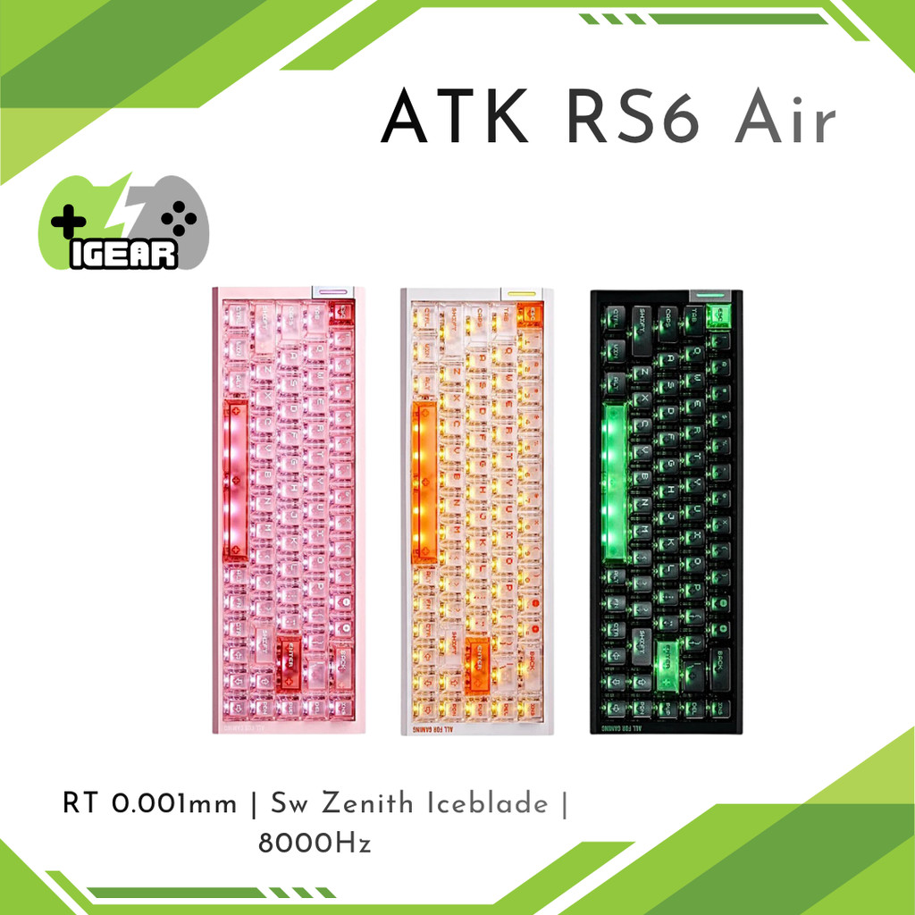 Bàn Phím Rapid Trigger ATK RS6 Air - Chính hãng 100% - BH 12 Tháng