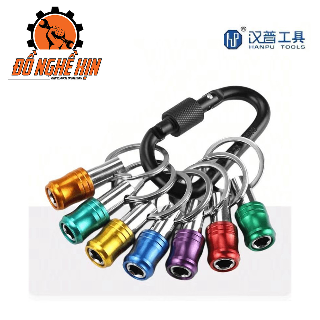 Bộ cài nhanh mũi khoan, mũi vít HapuTools  - 1 bộ 7 cái