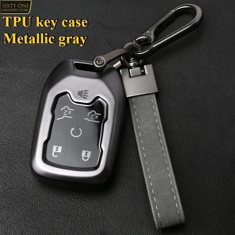 Dành Cho Vỏ Chìa Khóa Xe GMC, Vỏ TPU Mềm Chìa Khóa Fob Cho GMC Terrain Yukon Acadia Chevy Móc Khóa P