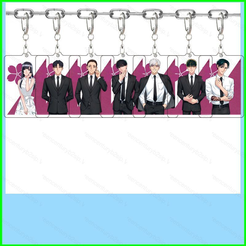 G2P Yakuza Fiance Raise wa Tanin ga Ii Yoshino Somei Kirishima Miyama acylic móc khóa mặt dây chuyền