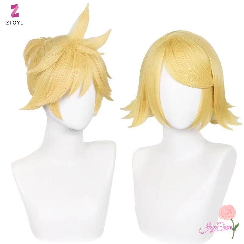Wig cosplay Anime Kagamine Rin chịu nhiệt tổng hợp