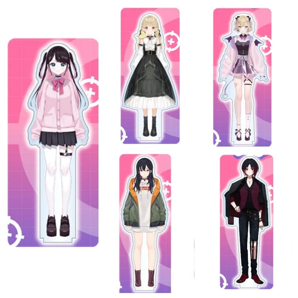 Standee Anime VSPO SHOWDOWN Mô Hình Mica Acrylic Trang Trí Bàn Học VTuber Yakumo Beni Tosaki Mimi Ka