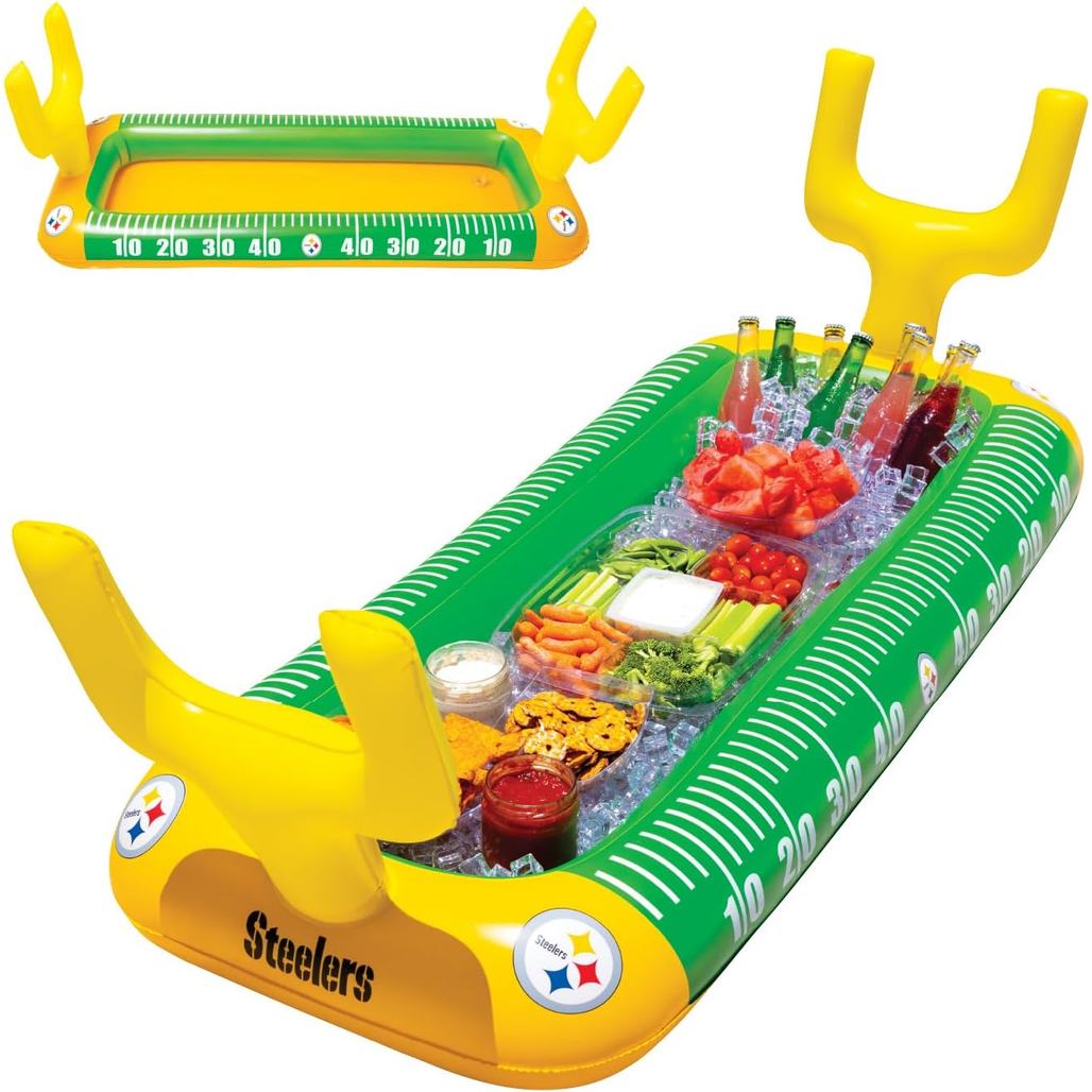 BigMouth NFL 4 ft Bơm Hơi Làm Mát Thực Phẩm Buffet Chính Thức Được Cấp Phép NFL Fan Gear Ice Phục Vụ