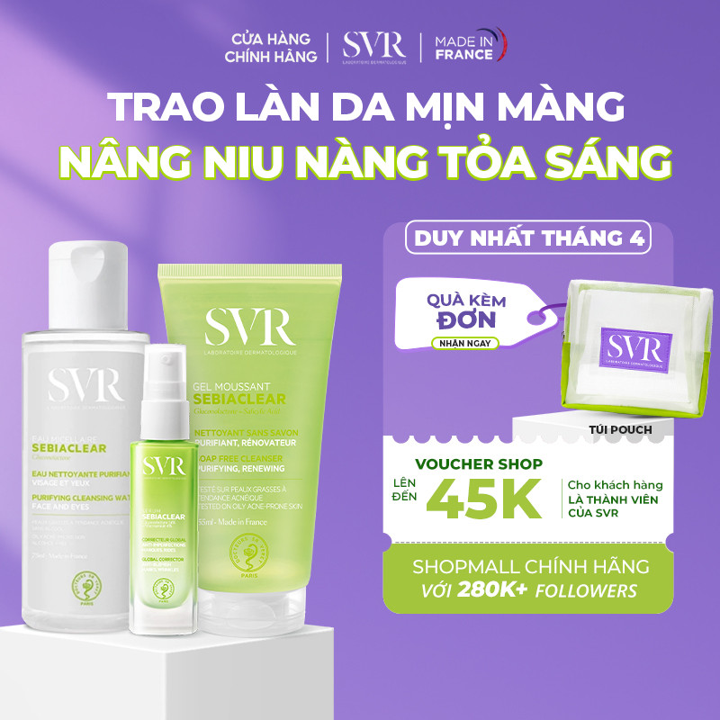 Combo chăm sóc da “Từ mụn đến mịn” dành cho da hỗn hợp, da dầu mụn (Quà kèm đơn)