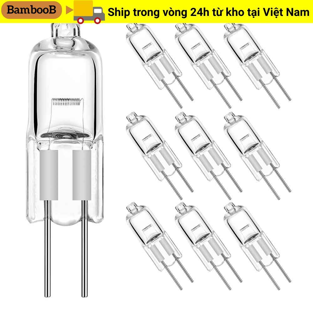 BAMBOOB 10 Chiếc Viên Đèn 20W 35W Bóng Đèn Bi-Pin 12V G4 Bóng Đèn