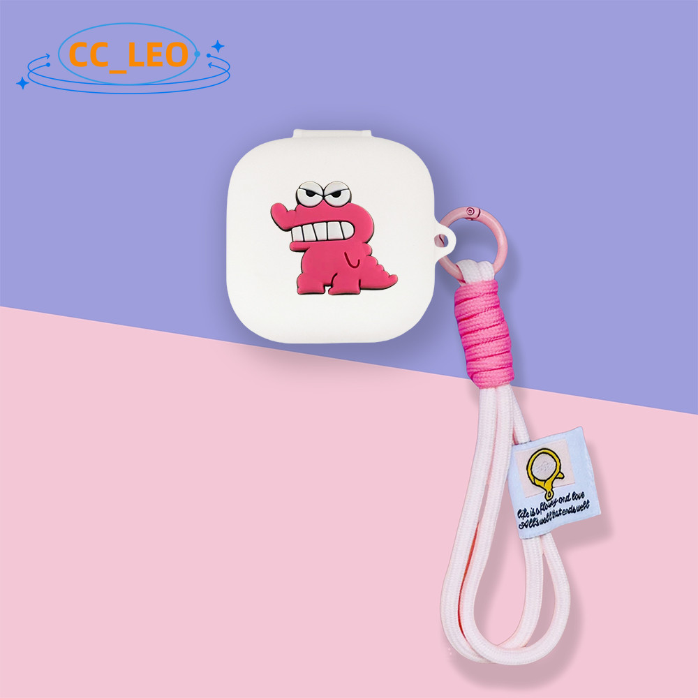Case for Baseus Bass BD1 Silicone Soft Case Cute Cartoon Lanyard Suitable for Baseus Bass BD1 Shockp