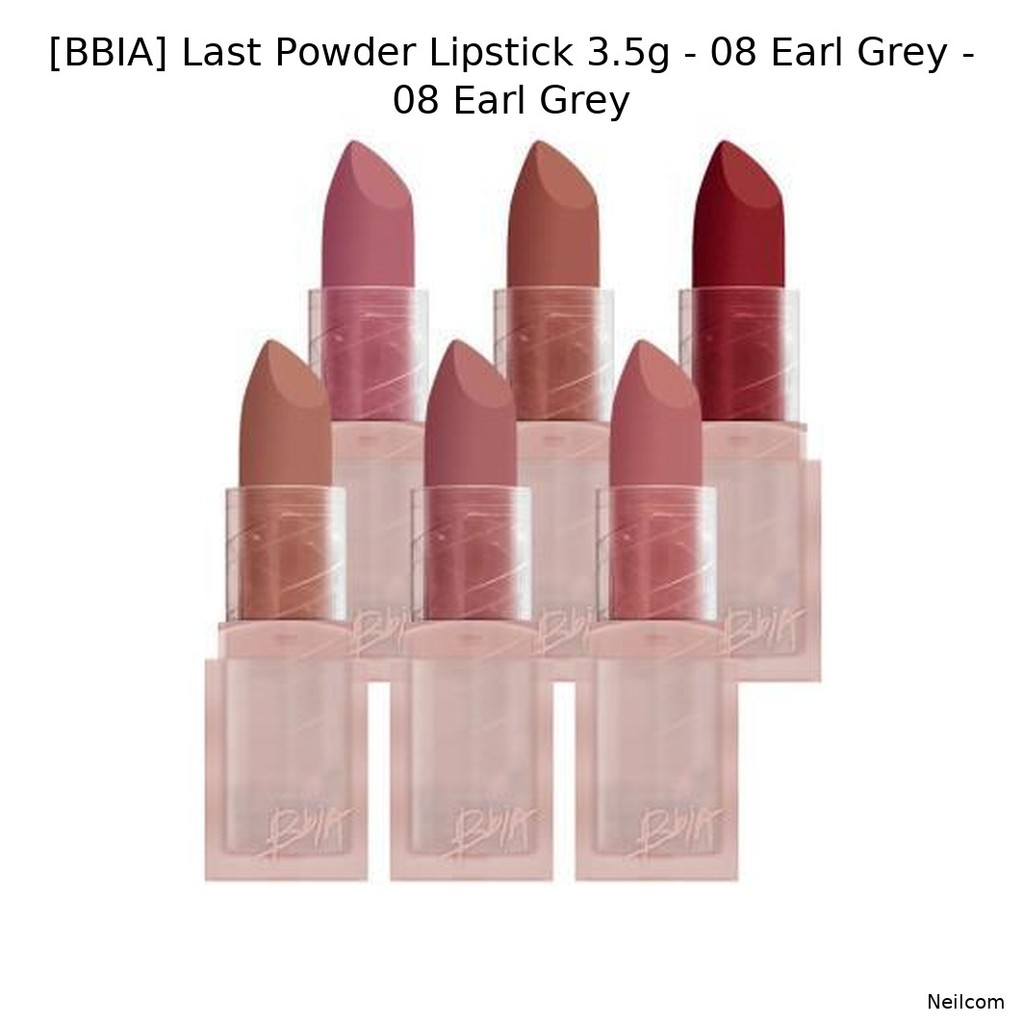 [BBIA] Son môi dạng bột cuối cùng 3,5g - 08 Earl Grey - 08 Earl Grey / Nhẹ, Matte của Neilcom