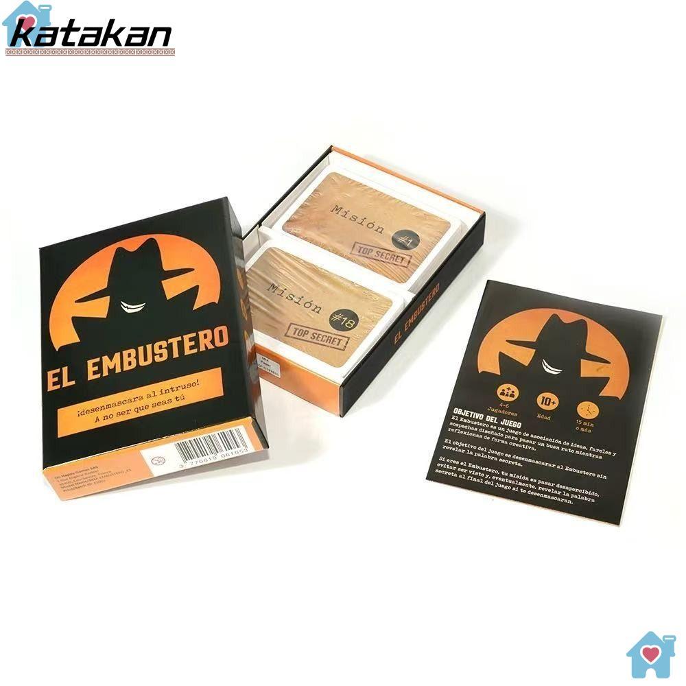 KATAKAN Trò chơi bảng cười, EL EMBUSTERO Trò chơi nhanh Thẻ từ Trò chơi tiệc, Danh mục đáng yêu Danh