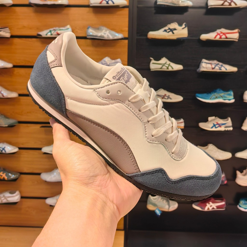 Onitsuka Tiger Serrano Nylon Low-Top Giày thường ngày cho cuộc sống hàng ngày và giải trí unisex 1EU