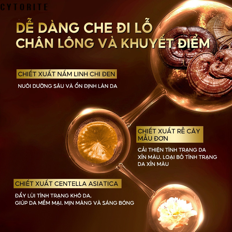 Kem nền dạng lỏng METSUR Kem nền trang điểm lâu trôi Kem che khuyết điểm Dưỡng ẩm mềm 35g Sản phẩm c