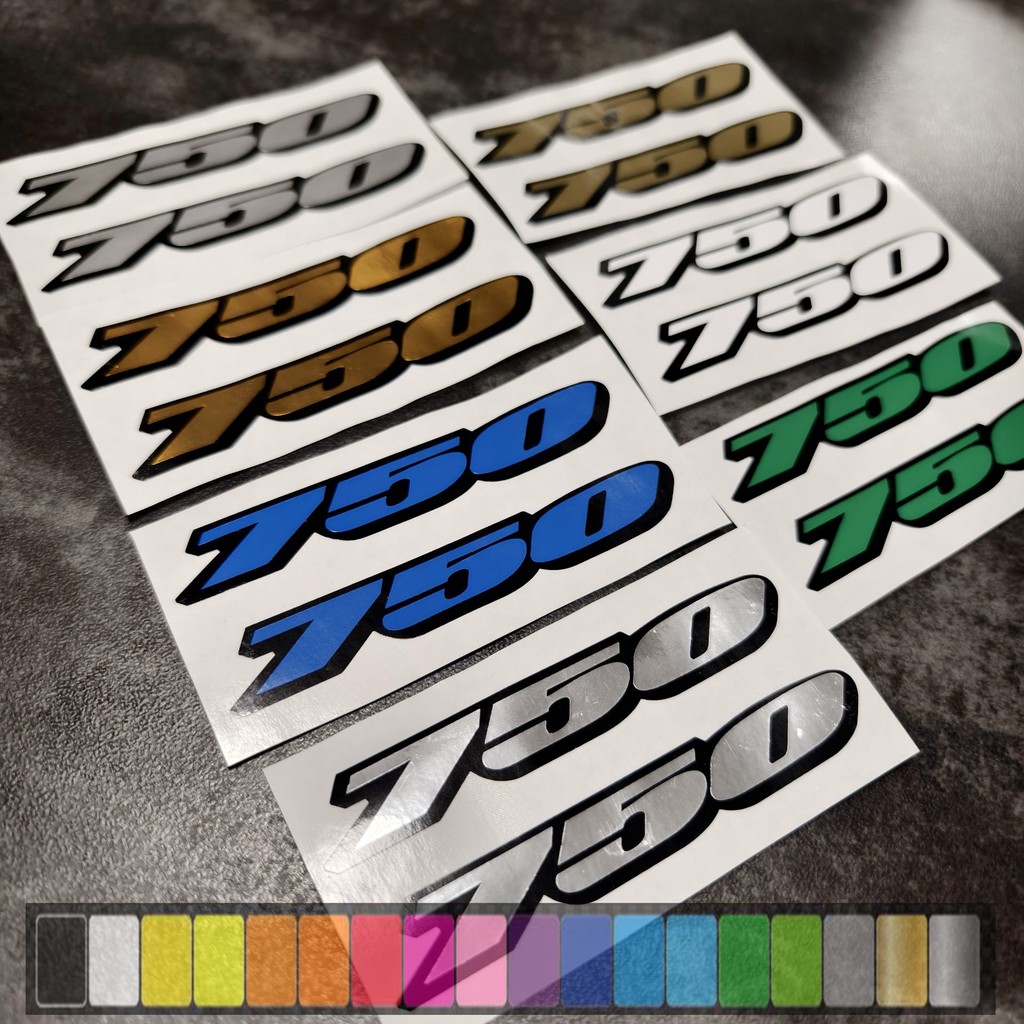 120m x 20 mm Xe Máy GSXR 750 Fairing Phía Sau Bò Đề Can Đuôi Bên Dán Cho Suzuki GSX-R750 GSXR750