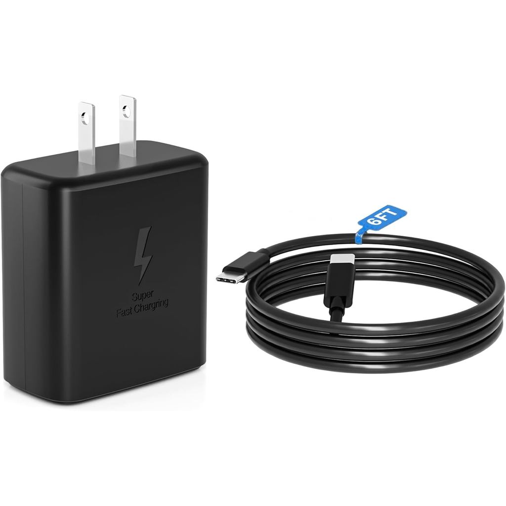 Bộ sạc siêu nhanh mới 2025 Type C, Bộ sạc tường USB C 45W Sạc nhanh cho Samsung Galaxy S25 Ultra / S