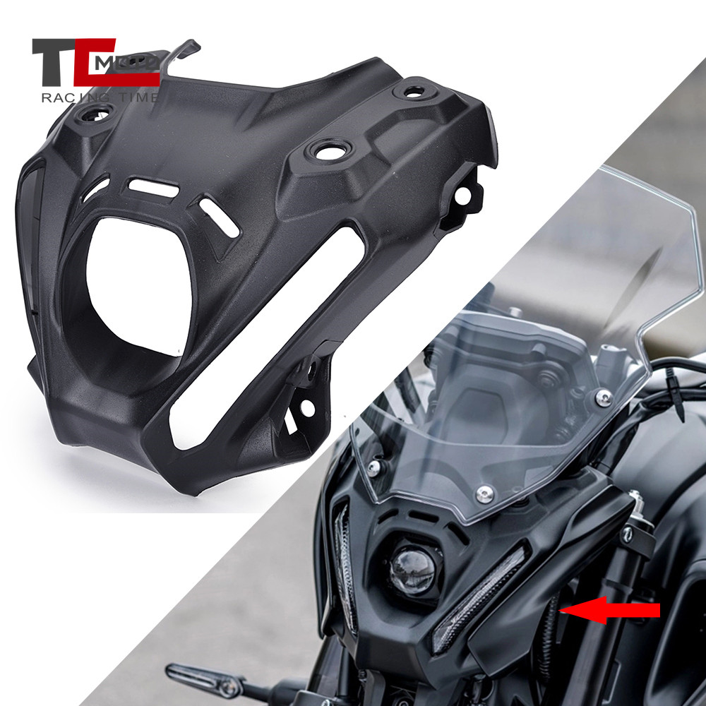 MT09 Đèn Pha Xe Máy Cowl Đầu Tấm Dành Cho Xe Yamaha MT-09 MT09 MT 09 SP 2021 2022 2023 Đèn Pha Mặt n