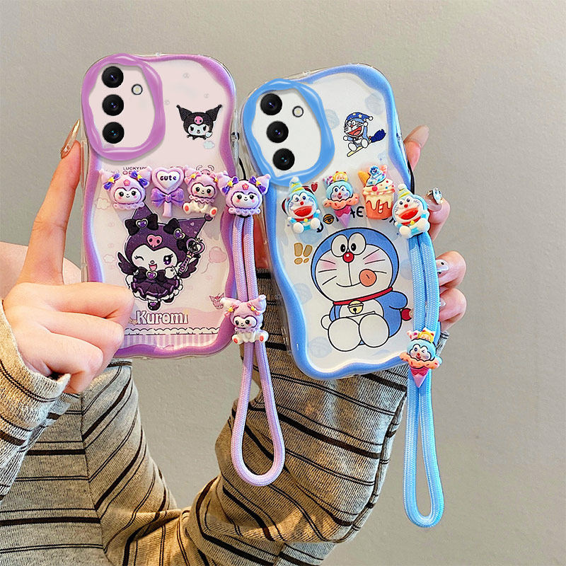 Dễ Thương Kuromi Dễ Thương Thích Hợp Cho Samsung Galaxy A57 Ốp Điện Thoại Hoạt Hình Dễ Thương Cô Gái
