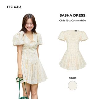   Đầm hoa nhí ngắn dáng xoè tay phồng vintage THE C.I.U - Sasha Dress 