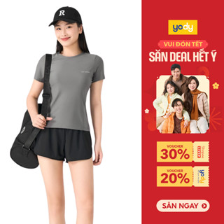  SALE⚡ Áo thun sport nữ YODY áo phông thể thao siêu mát khử mùi tốt thấm hút mồ hôi STN7032 