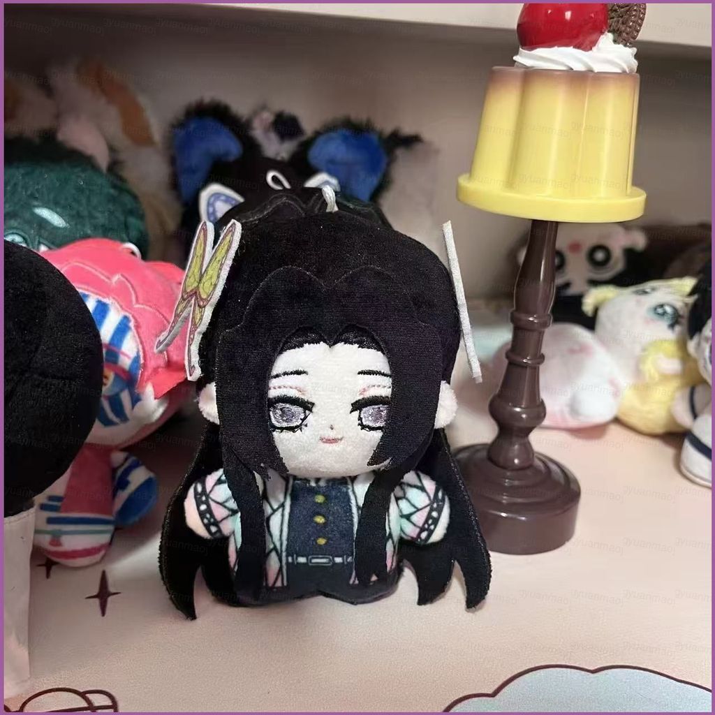 ZY1 Demon Slayer: Kimetsu no Yaiba Kochou Kanae Plushie Túi búp bê sang trọng dễ thương Móc khóa quy