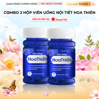  Combo 2 Hộp viên uống Hoa Thiên SẮC NGỌC KHANG giúp bổ huyết điều kinh cân bằng nội tiết 
