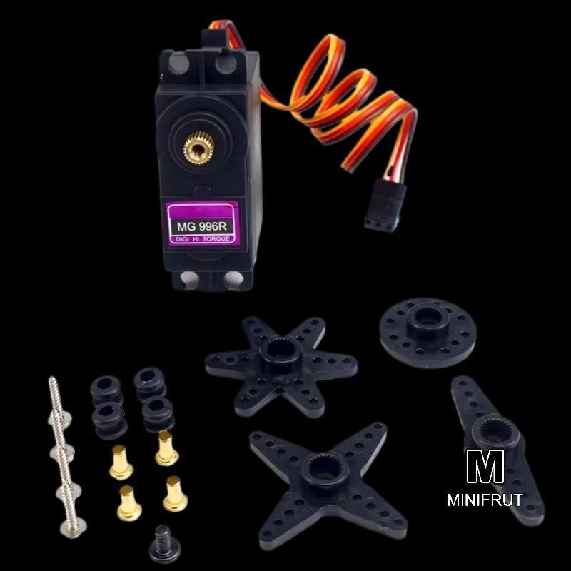 MINIFRUT] 1 Bộ 180 / 360 Độ Mô Hình Kỹ Thuật Số Máy Bay Xe Robot Tay Lái servo SG90 MG996R Kim Loại 