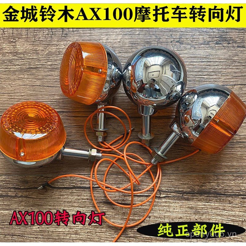 Thích hợp cho xe máy Jinchen Suzuki AX100 Đèn tròn hai bước Changchun Suzuki AX100 Đèn rẽ