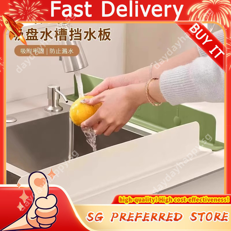Bồn Rửa Splash Guard Bồn Rửa Chén Rửa Chén Bồn Rửa Chậu Rửa Splash Guard Silicone Rào Chắn Nước Chốn