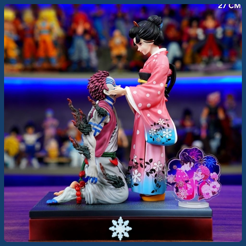 Mô hình Akaza & Koyuki – Kimetsu No Yaiba cao 26,5cm- Mô hình Demon Slayer