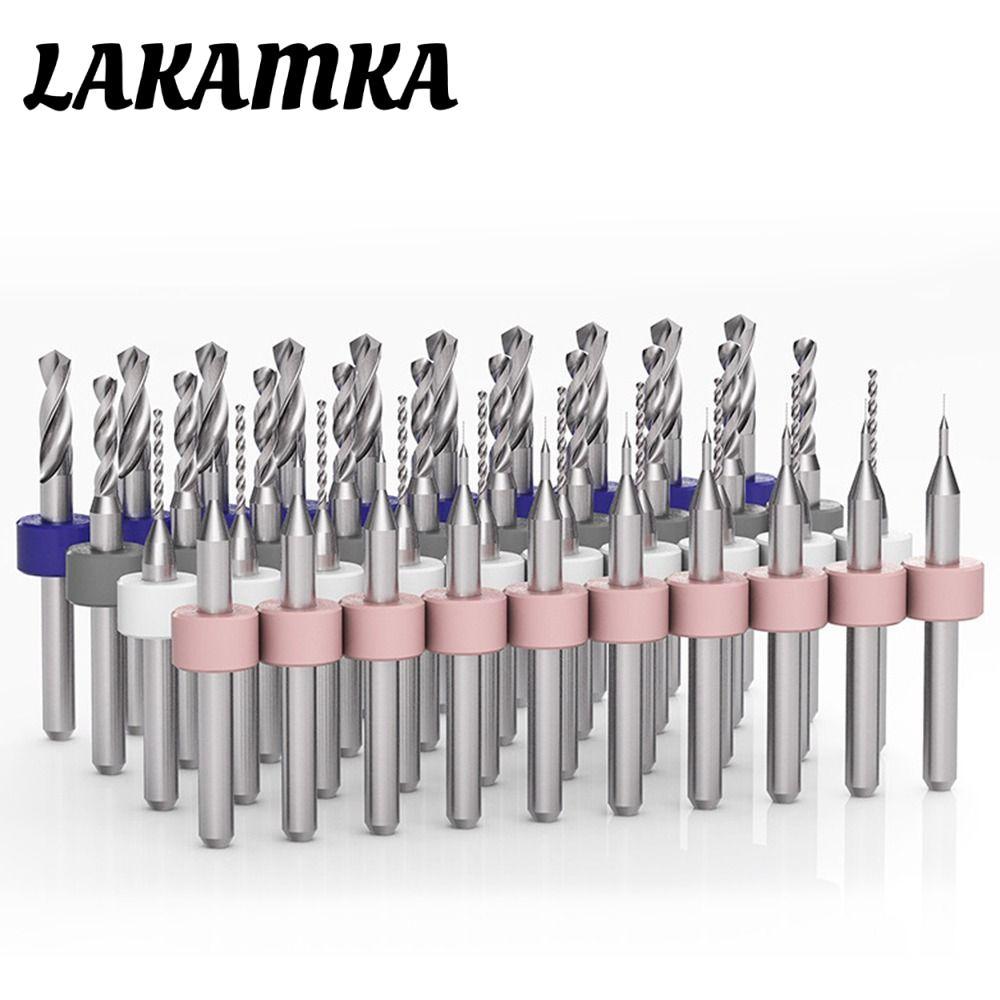 LAKAKAKA Mini CNC Khoan Đa Năng PCB Xoắn Khoan Gỗ CNC Khoan Carbide CNC Phay CNC Cắt