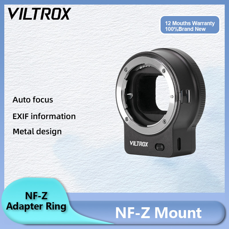 VILTROX NF-Z Auto Focus Full Frame Lens Adapter Nikon F Lens sang Nikon Z Mount cho máy ảnh Nikon ZF
